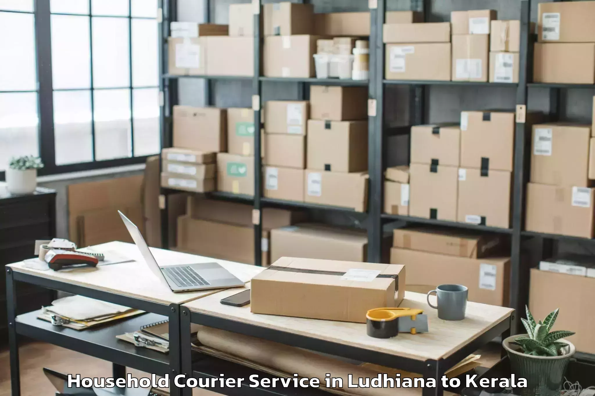 Reliable Ludhiana to Tellicherry Household Courier